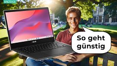 Spinnt Amazon? Asus Chromebook für unter günstige 200 Euro im Angebot 