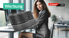 Entspannter Arbeiten: Neue ergonomische Bluetooth-Tastatur von Logitech jetzt erhältlich bei MediaMarkt