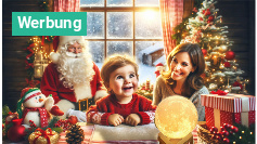Weihnachtsgeschenk Mondlampe