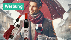 Amazon-Bestseller als Weihnachtsgeschenk: Regenschirm im Weinflaschen-Design sorgt für Furore