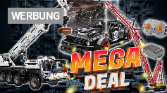 Konkurrenz für Lego Technic: Amazon schmeißt Mould King Liebherr Raupenkran, Bagger, Rennwagen und mehr raus - Bis zu 75 Euro Rabatt!