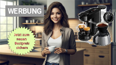 Günstig wie noch nie: 2-in-1-Kaffeemaschine von Philips bei Amazon dank 39 % Rabatt zum neuen Bestpreis
