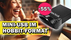 So winzig, aber so viel Speicher? 128 GB für keine 15 €: <strong>Mit 55 % Rabatt gibt's einen Bestseller USB-Stick </strong>mit 400 MB/s und USB 3.2 Gen 1