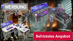Deal: Gaming-Tisch in L-Form kostet ab 44 Euro - Rohrkrepierer oder Ikea-Konkurrent?