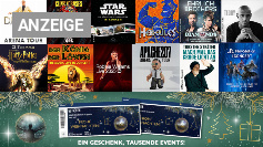 Last Minute Weihnachtsgeschenk gesucht? Wie wäre es mit einem Konzert-Ticket oder Eventim-Gutschein?