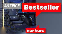 Doppel-Rabatt: Meistverkaufter Gaming-Stuhl rutscht bei Amazon unter 95€ - Fußstütze bereits integriert