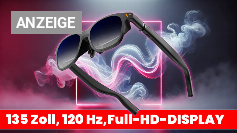 <strong>Der Monitor bleibt aus: </strong>Viture Pro AR-Brille bringt Gaming überallhin - 120Hz, 135 Zoll, Full-HD-Display