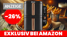 Deal: Die beste Heißluftfritteuse 2025? Ninja Double Stack XL im Angebot - weniger Platz, volle Kapazität