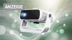 ZDK 2025 Smart Beamer mit integrierten Apps, Full HD 1080P, Auto Trapezkorrektur 4K, 680 ANSI WiFi 6 und Bluetooth, Tragbarer Outdoor-Beamer, Heimkino Mini Projektor für Videos für iOS/Android,Weiß Amazon Angebot