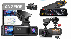 In Deutschland erlaubt - bei Amazon gerade billiger: Dashcams ab 33€ - Autokameras mit Nachtsicht, Parküberwachung &amp; Co.