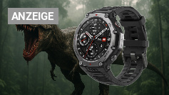 <strong>Dino-Display und GPS mit Biss </strong>- die neue <strong>Amazfit T-Rex 3</strong> jetzt<strong> 50 €</strong> günstiger im Jagdmodus