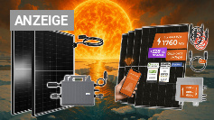 Balkonkraftwerks-Deal: Amazon unterbietet Netto bei 4 Panels - kurz 229 € für bifaz. 900-Watt-Set (1)