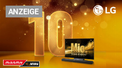 LG-Jubiläumsaktion: Fernseher, Soundbars &amp; Gaming-Monitore bis zu 66% günstiger bei MediaMarkt