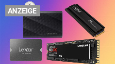 Festplatten günstiger? Bei Amazon gibt's gerade SSDs ab 10€ - interner und externer Speicher von Samsung, Crucial &amp; Co.