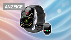 Smartwatch Herren Damen mit Bluetooth Anrufe, 1.95" HD Touchscreen, Fitnessuhr mit Pulsuhr/Schlafmonitor, 112+ Sportmodi Fitness Tracker mit Schrittzähler, IP68 Wasserdicht Smart Watch für Android iOS Amazon Angebot