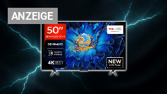 TCL 50C61KS 50 Zoll, QD-Mini LED TV, 4K UHD, Smart Google Fernseher mit, Dolby Atmos und Game Master [Energieklasse E] Amazon Angebot