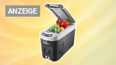 AAOBOSI Kompressor Kühlbox 15 Liter, Kühlbox Auto -15℃~20℃, Kühlbox Elektrisch 12/24V für Auto, Lkw, Boot, Reisemobil und Steckdose [Energieklasse D] Amazon Angebot