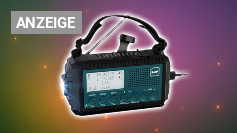 Kurbelradio DAB/DAB+/UKW, Baustellenradio Radio Batteriebetrieben, Tragbare Solar Notfallradio mit 5000mAh Wiederaufladbare Akku, LED Taschenlampe &amp;amp; Leselicht, IPX4, SOS-Alarm für Outdoor, Camping Amazon Angebot