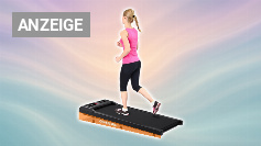 Laufband für Zuhause mit Neigung &amp;amp; Sicherheitsgriff, 2.5 PS Walking Pad, 2-8 km/h, 2 in 1 Under Desk Schreibtisch Treadmill für Zuhause &amp;amp; Büro, Fernbedienung, LED Anzeige, App, Sprachsteuerung Amazon Angebot