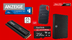 MediaMarkt leert Lager: Rabatte bis 76% auf SSDs, Festplatten &amp; Speicherkarten von Sandisk, Samsung &amp; Co.