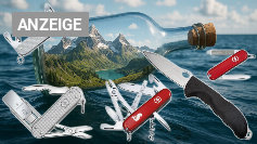 Amazon schnitzt kurz ab 9,29 € raus: Victorinox Mini, Alox, Jagdmesser, USB- &amp; Anglerversion (1)