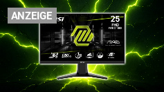 MSI MAG 256F 24,5 Zoll FHD Gaming Monitor - 1920 x 1080 Rapid IPS Panel, 180 Hz / 1ms GtG, 127% sRGB, Frameless Design, HDR Ready - DisplayPort 1.2a, HDMI 2.0b CEC Amazon Angebot