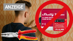 Nichts für Amateure: Amazon reicht smartes Shelly-Relais günstig wie lange nicht - misst, schaltet, Einbau in Baldachin und Schalter (1)