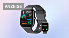 Smartwatch Herren Damen, 1.96" Fitnessuhr mit Telefonfunktion, Smart Watch Fitness Tracker SpO2 Pulsuhr Schlafmonitor Schrittzähler Uhr 113+ Sportmodi Sportuhr IP68 Wasserdicht für Android iOS Schwarz Amazon Angebot