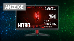 Acer Nitro KG272S3 Gaming Monitor 27 Zoll (69 cm Bildschirm) Full HD, 180Hz, bis zu 0.5ms (GTG), 2xHDMI 2.0, DP 1.2, FreeSync Premium, Schwarz, ‎UM.HX2EE.301 Amazon Angebot