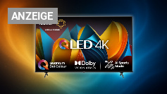 Hisense 43E7NQ 108 cm (43 Zoll) Fernseher, 4K UHD, QLED, HDR10, HDR10+ decoding, HLG, Dolby Vision Atmos, 60Hz Panel, Smooth Motion, Bluetooth, Alexa Built-in, VIDAA Voice, Schwarz [2024] Amazon Angebot