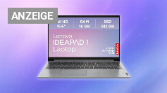 Lenovo IdeaPad 1 Laptop / 15.6" Full HD Display / AMD Ryzen 5 / AMD Radeon Grafik / 16GB RAM / 512GB SSD / Windows 11 Home / QWERTZ / Cloud grau / 3 Monate Premium Care Amazon Angebot