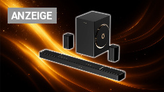 ULTIMEA 5.1.2 Soundbar mit Dolby Atmos, Surround Sound System für TV mit 2 Surround-Lautsprechern, App Steuerung, Soundbar für TV Geräte mit Subwoofer für Heimkino, BT 5.4, HDMI eARC, Skywave F40 Boom Amazon Angebot