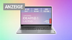 Lenovo IdeaPad 1 Laptop | 15.6" Full HD Display | AMD Ryzen 5 7520U | AMD Radeon Grafik | 16GB RAM | 512GB SSD | Win11 | QWERTZ | Cloud Grau | 3 Monate Premium Care Amazon Angebot