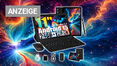 Tablet, Android Tablet 11 Zoll mit 24GB RAM + 128GB ROM (1TB TF), Octa-Core, Widevine L1, WiFi 6 &amp;amp; BT 5.3, 6800mAh Akku, Dual Kamera – Tablet mit Tastatur, Maus, Stift &amp;amp; Hülle Amazon Angebot