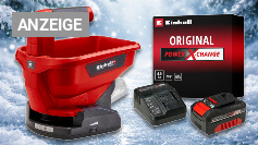 <strong>Eiskalter Amazon-Deal:</strong> Einhell<strong> Akku-Universalstreuer</strong> für <strong>reduzierte 37,75 € </strong>gegen <strong>Schnee </strong>und <strong>Glatteis</strong>