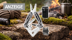 BIBURY 21 in 1 Multitool, Geschenke für Män, Langlebig Titanbeschichtete Edelstahlzange mit Klappmesser, Säge und Schraubendreherset, Multifunktionswerkzeug für Outdoor, Camping, Reparieren-Titanium Amazon Angebot