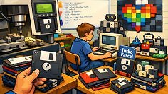 Teilnehmer eines Spieleentwicklungswettbewerbs sollen die 1,44 Megabyte einer 3,5-Zoll-Diskette mit einem kompletten Spiel füllen.