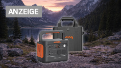 Jackery E1000 v2 Tragbare Powerstation mit M Tragtasche für Powerstation, 1070Wh LiFePO4 Solargenerator, 1500W AC/100W USB-C Ausgang, 1 Std. Schnellladung, für Outdoor Camping, Wohnmobil Amazon Angebot