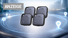 UGREEN FineTrack Duo 4er Pack für iOS oder Android, USB C aufladbarer Tracker kompatible mit Apple Find My oder Google Find Hub, Schlüsselfinder und Smarttag für Backpack, Koffer, Pass usw. Amazon Angebot