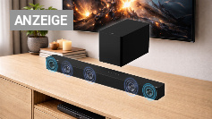 ULTIMEA 5.1ch Soundbar mit Dolby Atmos, VoiceMX, BassMX, APP, Heimkino 4D Surround Sound System, 340W Soundbar für TV Geräte mit Subwoofer, Bluetooth 5.4, Poseidon M60 Boom Amazon Angebot