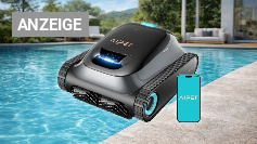 (2026 Upgrade) AIPER Scuba S1 Poolroboter Boden und Wand, Wasserlinienreinigung, 3μm Ultrafeiner Filter, 180 Min. Akkulaufzeit, 15900LPH Leistungsstarker Poolsauger mit APP, Für Eingelassene Pools Amazon Angebot