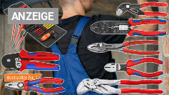 Amazon verbilligt Knipex: Crimpzange für 16,32 €, Kombizange für 13,48, Twingrip für 17,78, Cobra, Zangenschlüssel, Wera VDE ... (1)