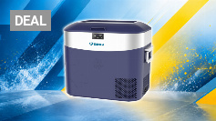 BINGI Kompressor Kühlbox 22L Tragbarer Auto Kühlschrank 12/24V DC und 230V AC Mini Gefrierschrank für Auto, LKW, Camping, Wohnmobil und Zuhause (15℃ bis -18℃) Amazon Angebot