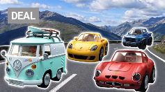 Nur 12,99 Euro bei Amazon: Volkswagen T1 Camper, Porsche Carrera GT &amp;amp; Co. - Playmobil Collector Cars