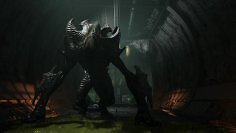 Eine der verschiedenen genetischen Aberrationen eines Xenomorphs in Aliens: Fireteam Elite 2.