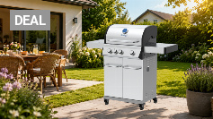 KOENIC KGG-TR 3125 M Gasgrill, Edelstahl (13,5 kW) Amazon Angebot