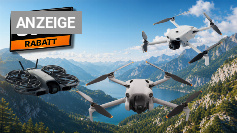 DJI-Drohnen zu Bestpreisen: Bis zu 330 Euro Rabatt auf 4K-Videodrohnen mit Extra-Akkus