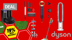 Nur bis Montag zahlt man Nettopreise: Dyson-Deals für Akku-Staubsauger, AirWrap, Luftreiniger, Ventilatoren und mehr
