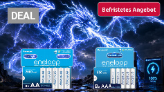 Bis 5,90 € billiger als anderswo: Begehrte Eneloop-Akkus in AA und AAA befristet im Amazon-Sale (1)