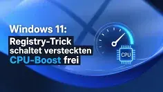 Registry schaltet CPU-Boost frei